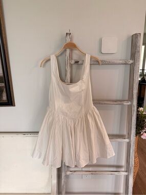 princess polly organic cotton dress ORGANIC COTTON CLASSIC TANK DRESS CREAM Mini
